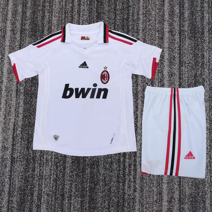 Retro AC Milan 2009/2010 Kids Away Fan Version Football Jersey