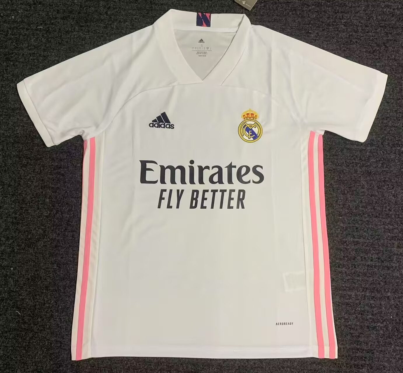Retro Real Madrid 2020/2021 Home Fan Version Football Jersey