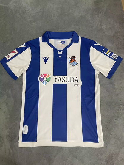 Real Sociedad 2024/2025 Home Fan Version Football Jersey