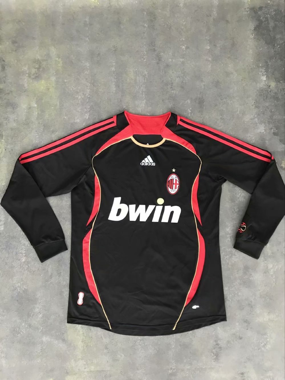 Retro AC Milan 2006/2007 Away Long Sleeve Football Jersey