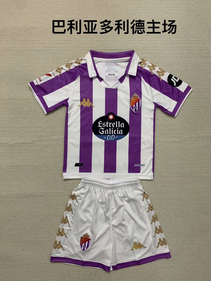 R. Valladolid CF 2023/2024 Kids Home Football Jersey