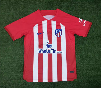 Atlético de Madrid 2023/2024 Home Fan Version Football Jersey