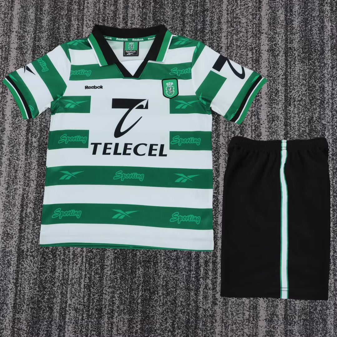Retro Lisbon 1999/2000 Kids Home Football Jersey