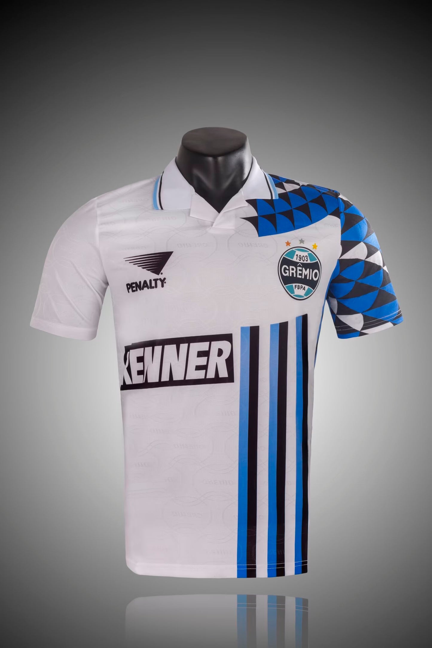 Retro Grêmio 1994/1995 Away Fan Version Football Jersey