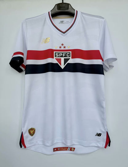 Sao Paulo 2025/2026 Home Fan Version Football Jersey