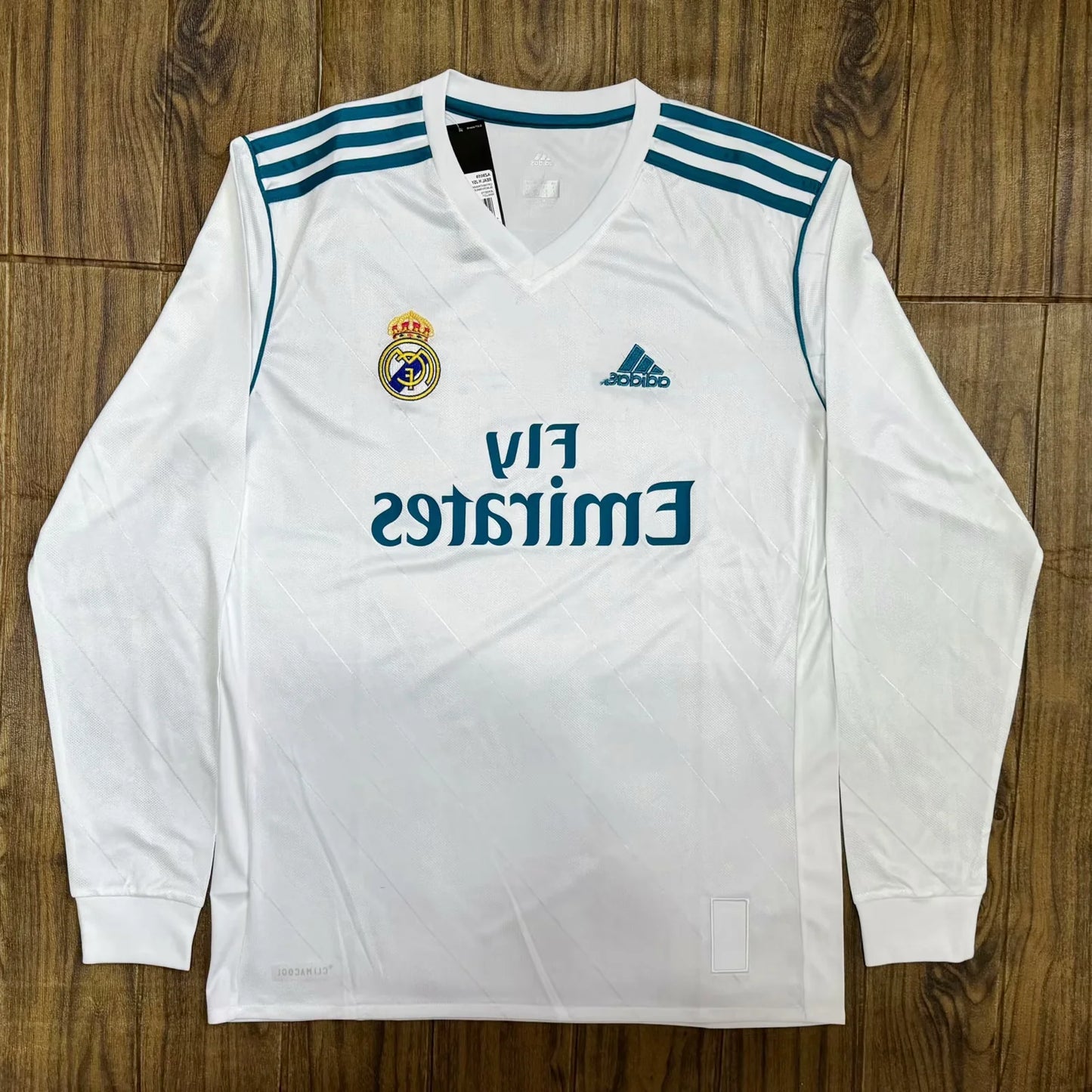 Retro Real Madrid 2017/2018 Home Player Version Football Jersey