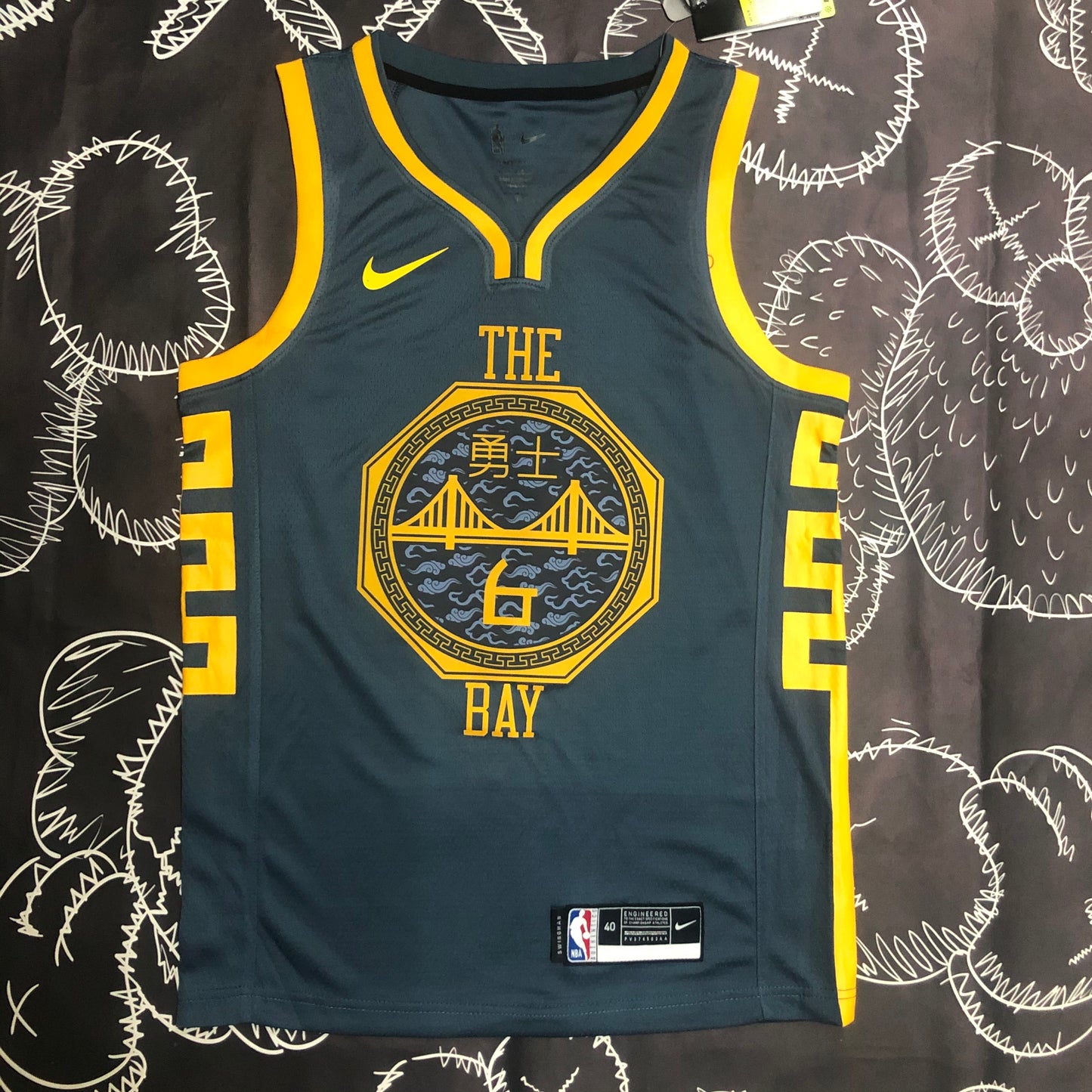 Retro Golden State Warriors 2018 Football Jersey