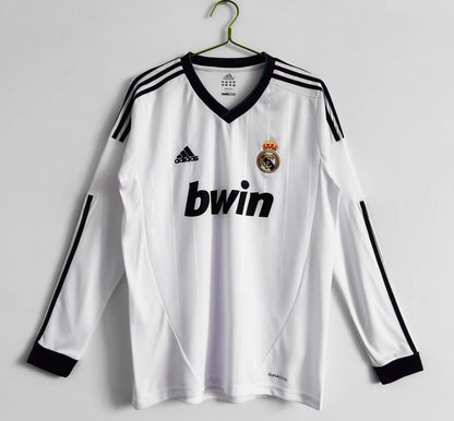 Retro Real Madrid 2012/2013 Home Long Sleeve Football Jersey