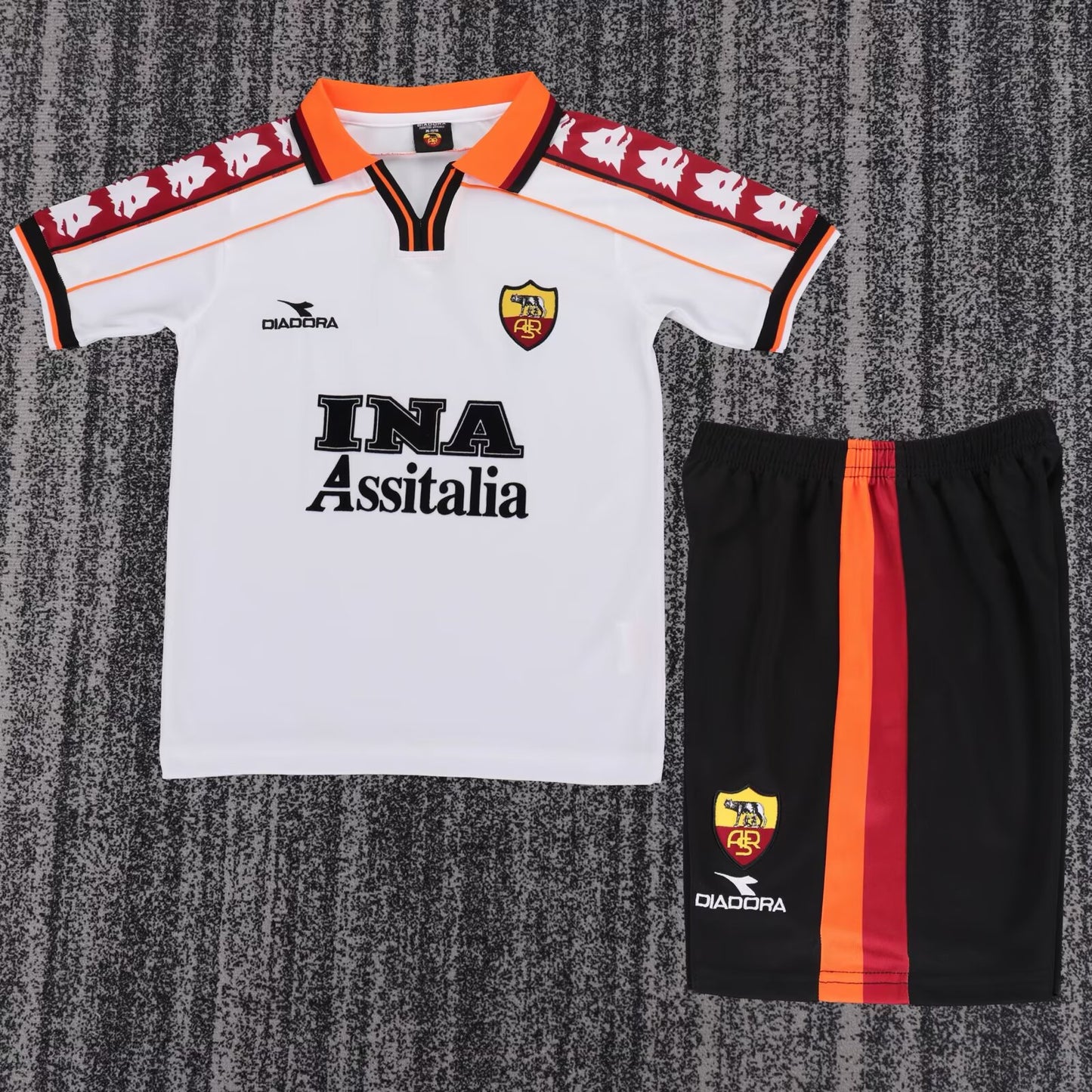 Retro Kids jerseys 1998/1999 Kids Away Football Jersey