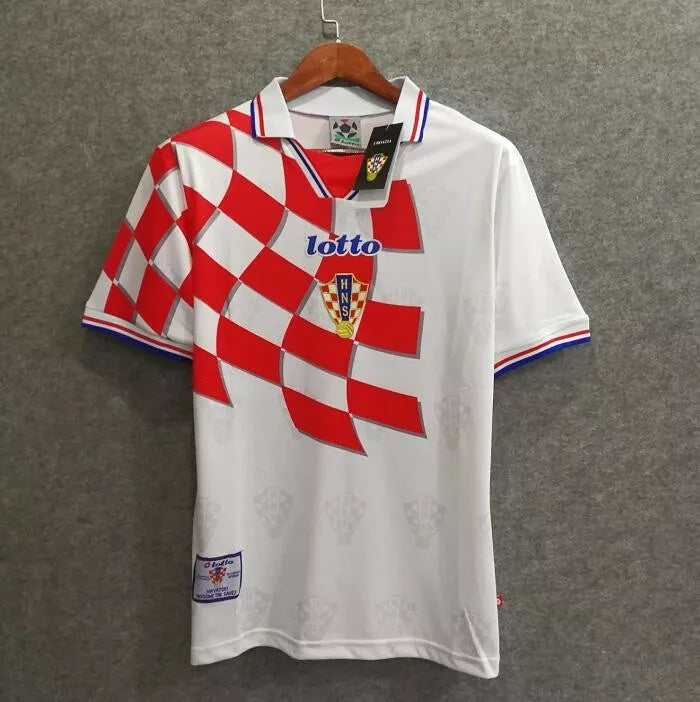 Retro Croatia 1998 Football Jersey