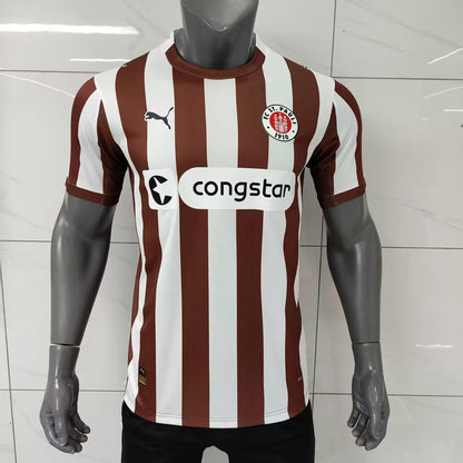 St. Pauli 2025/2026 Home Fan Version Football Jersey