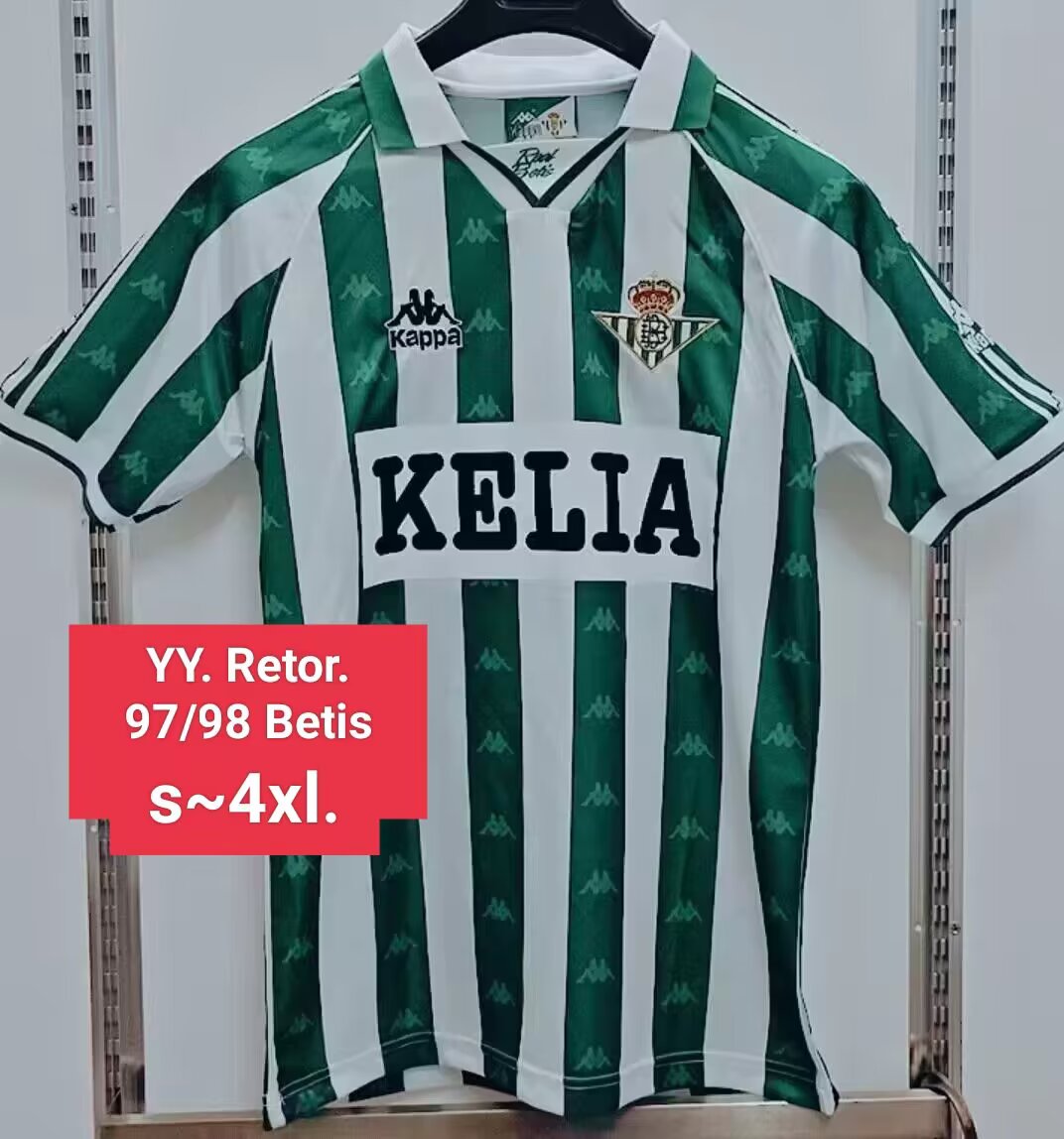 Retro Real Betis 1997/1998 Home Football Jersey