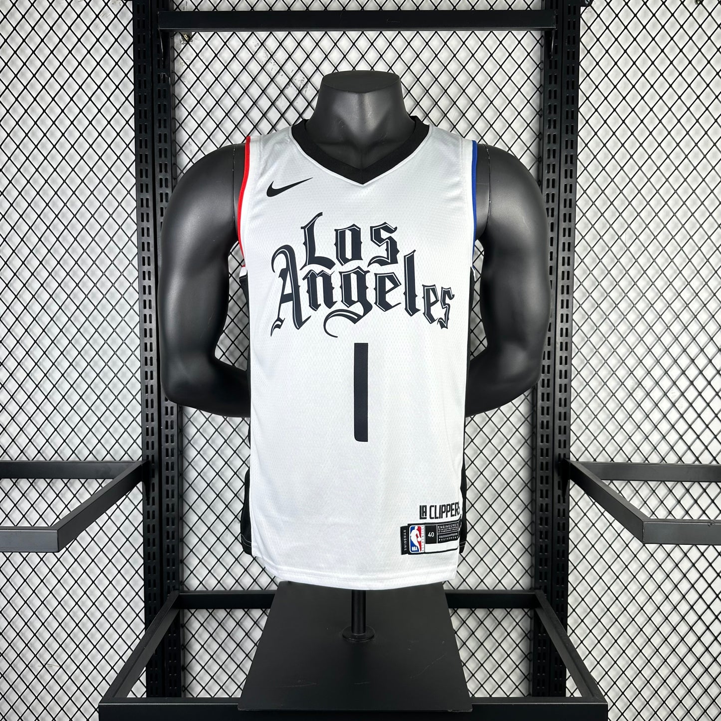 Los Angeles Clippers White #1 HARDEN NBA Season Jerseys 2021