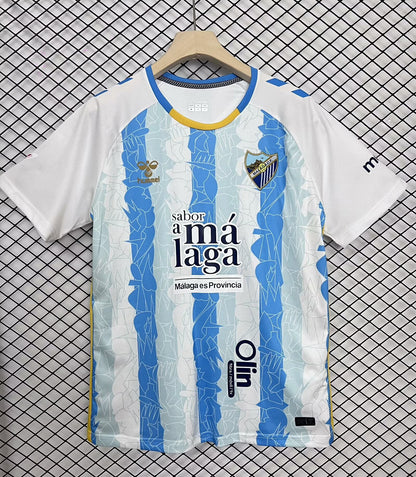Málaga 2024/2025 Home Fan Version Football Jersey