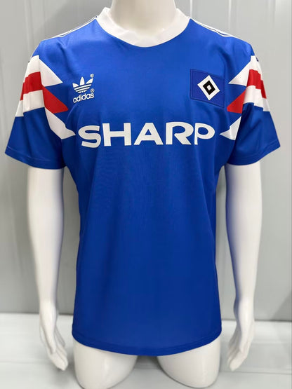 Retro Hamburger SV 1990/1991 Away Fan Version Football Jersey