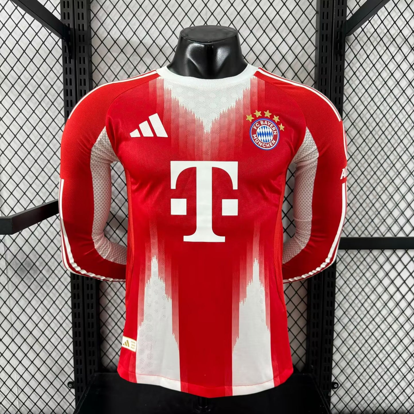 Bayern Munich 2025/2026 Home Long Sleeve Player Version Football Jersey
