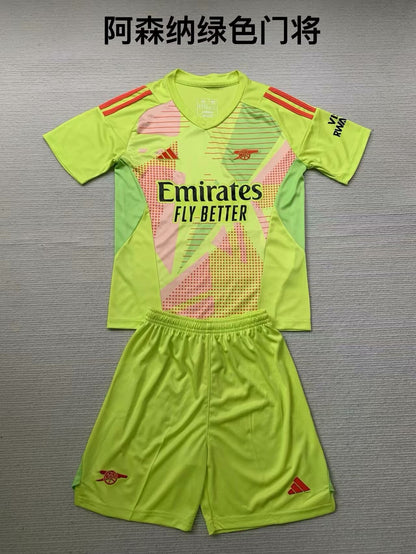 Arsenal 2024/2025 Kids Goalkeeper Football Jersey