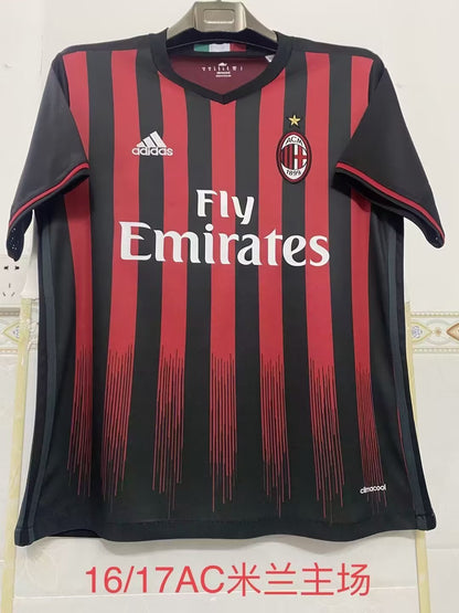 Retro AC Milan 2016/2017 Home Football Jersey