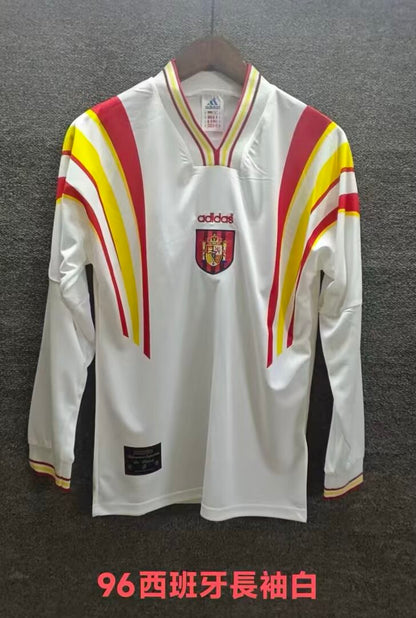 Retro Spain 1996 Away Football Jersey