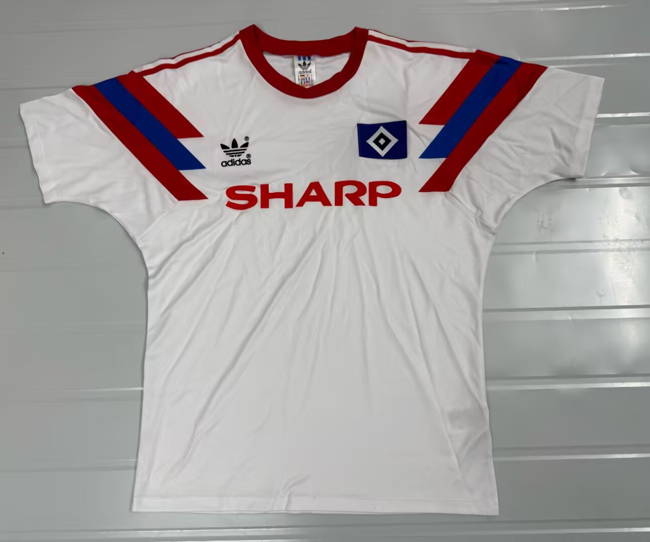 Retro Hamburger SV 1990/1991 Home Fan Version Football Jersey
