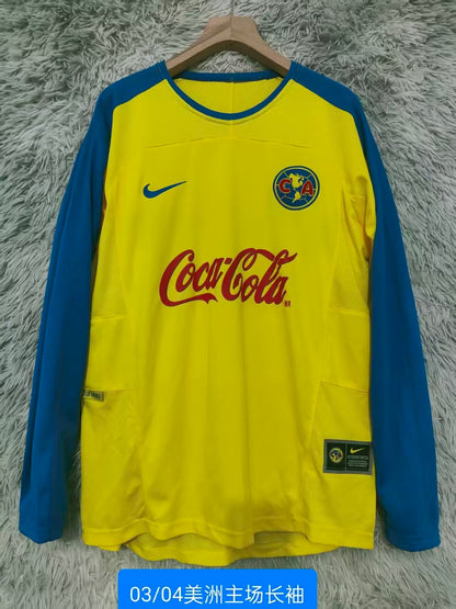 Retro America 2003/2004 Home Long Sleeve Football Jersey