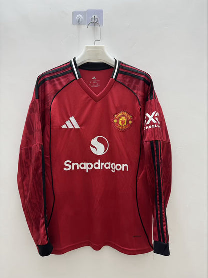 Manchester United 2025/2026 Home Fan Version Football Jersey