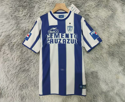 Retro Pachuca 2001 Home Fan Version Football Jersey