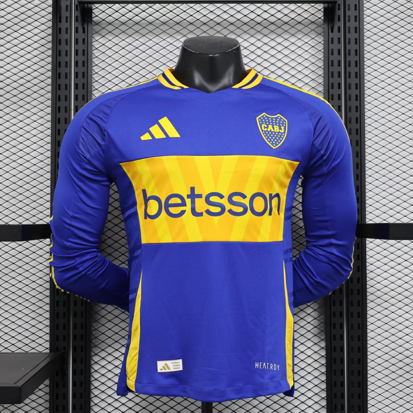 Boca 2024/2025 Home Long Sleeve Player Version Football Jersey