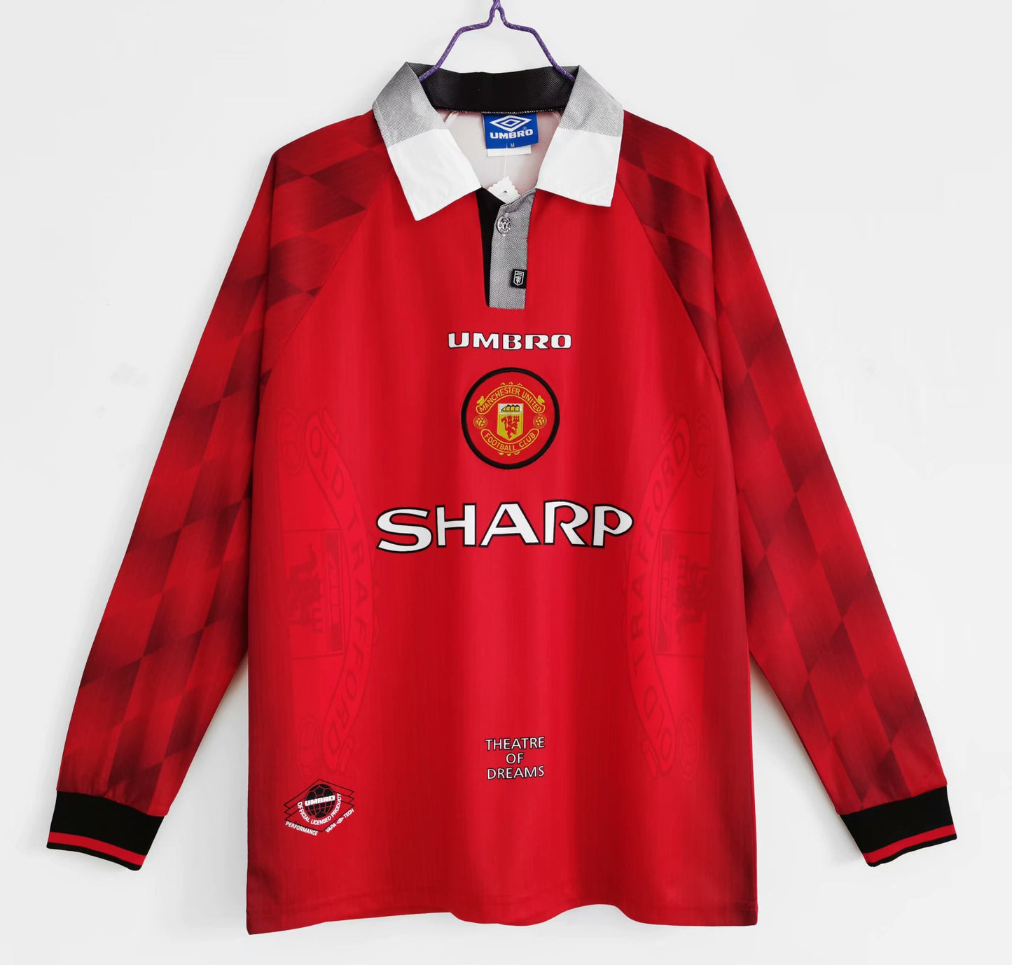 Retro Manchester united 1996/1997 Home Football Jersey