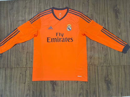 Retro real madrid 2013/2014 Third Away Long Sleeve Football Jersey