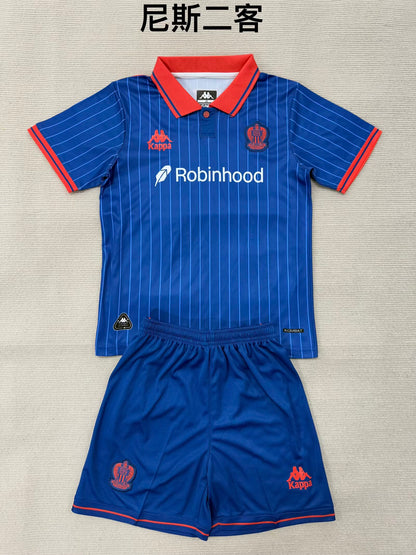 Nice 2025/2026 Kids Third Away Fan Version Football Jersey