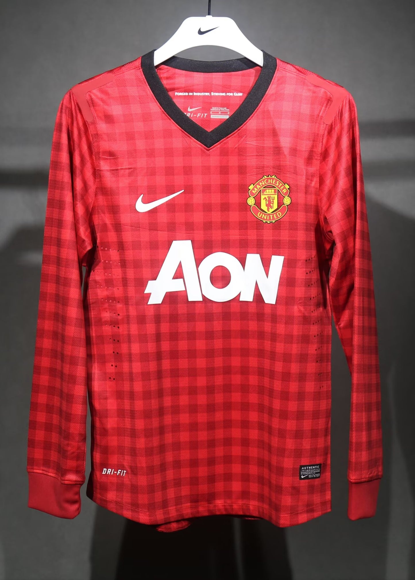 Retro Manchester united 2012/2013 Home Player Version Football Jersey