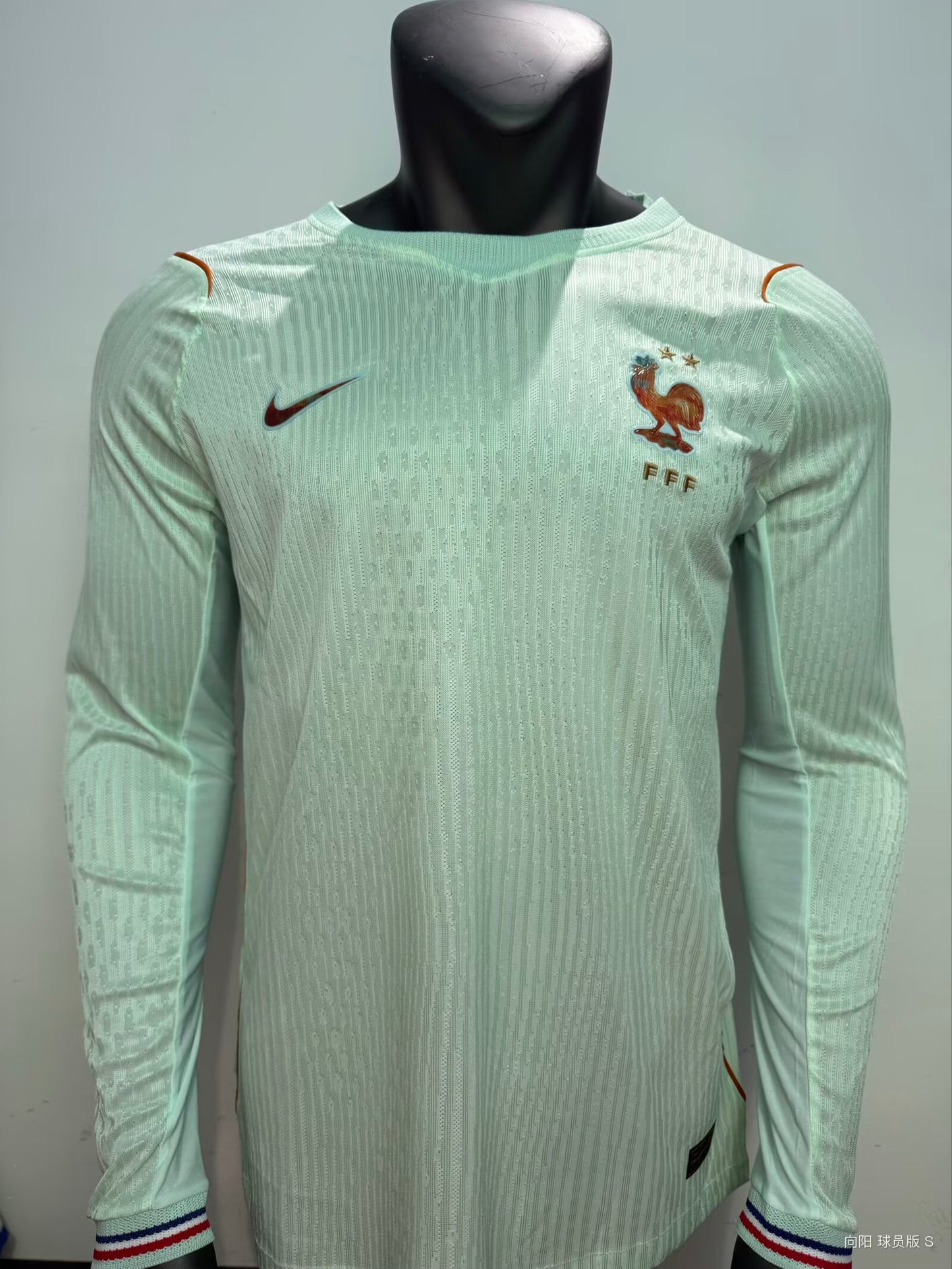 French 2026/2027 Away Long Sleeve Player Version Football Jersey