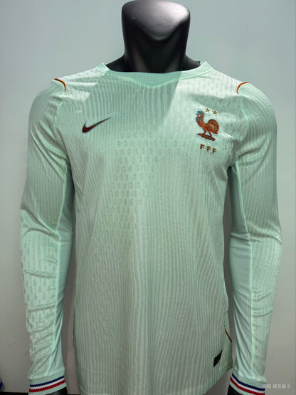French 2026/2027 Away Long Sleeve Player Version Football Jersey