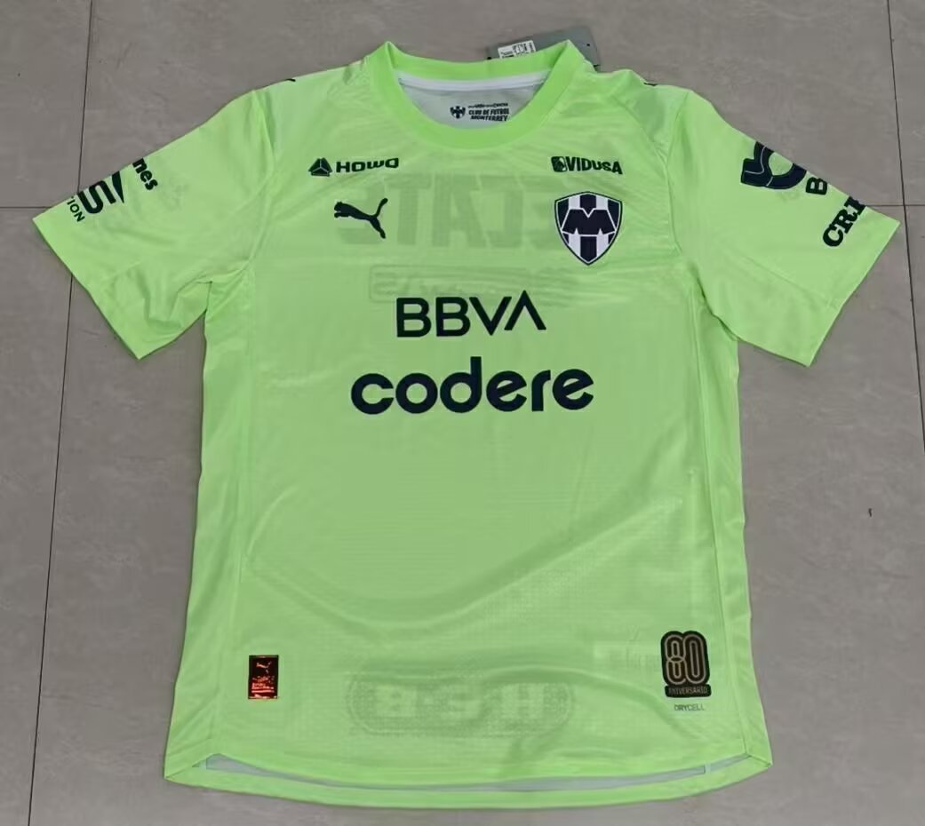 Monterrey 2025/2026 Goalkeeper Player Version Football Jersey