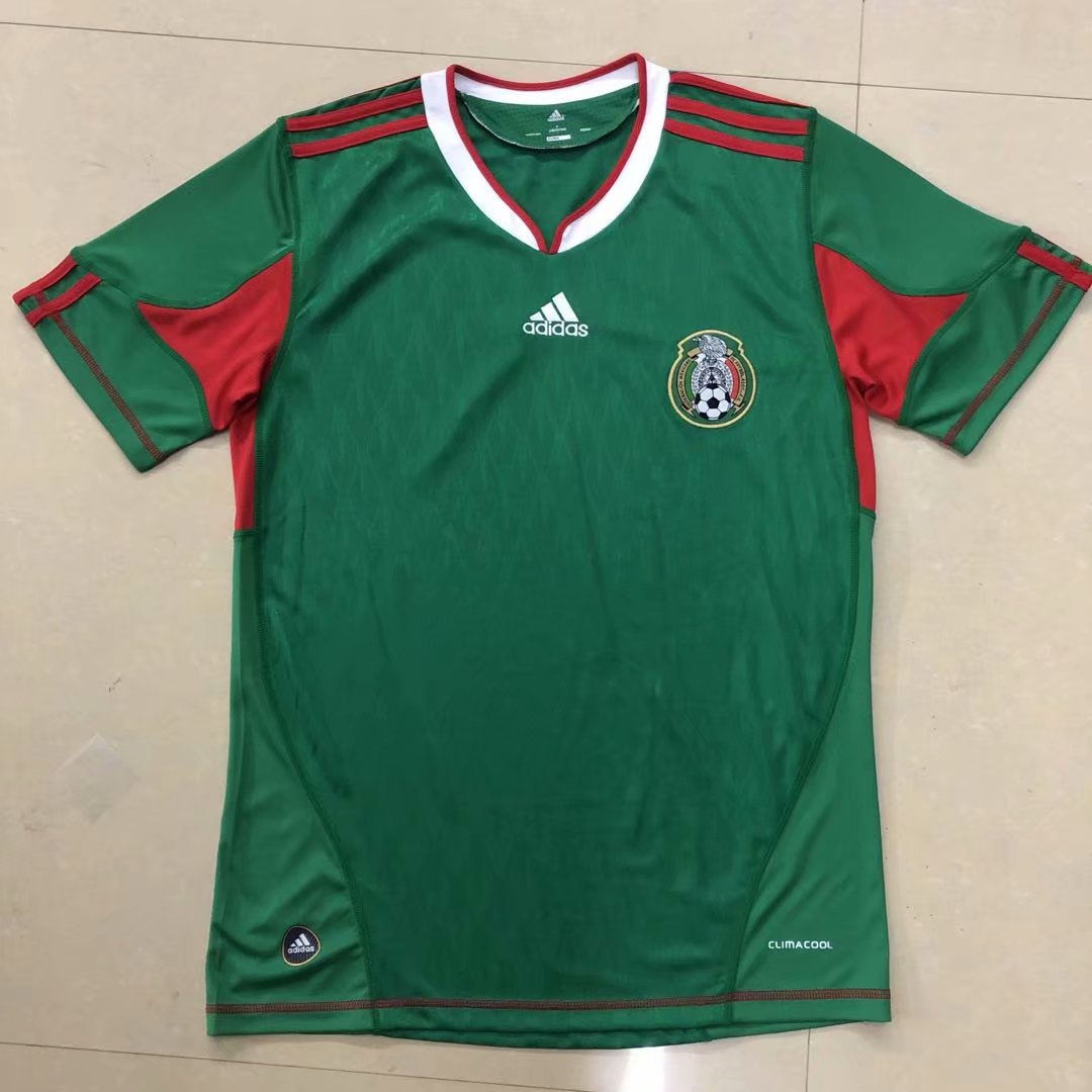 Retro Mexico 2010 Home Football Jersey