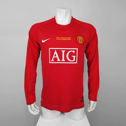 Retro Manchester united 2007/2008 Home Football Jersey