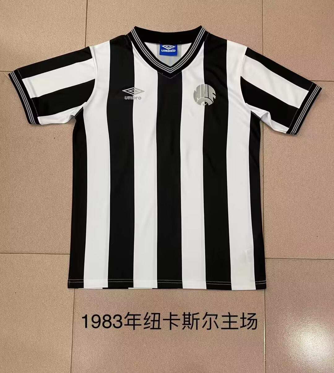Retro Newcastle United 1983/1985 Home Fan Version Football Jersey