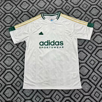 Adidas Clover Classic White and Green stripes T-shirt Green Jersey 2025-2026
