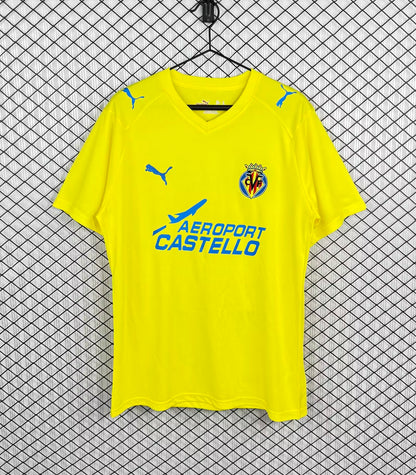 Retro Villarreal 2008/2009 Home Fan Version Football Jersey