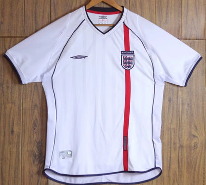 Retro England 2002 Home Football Jersey