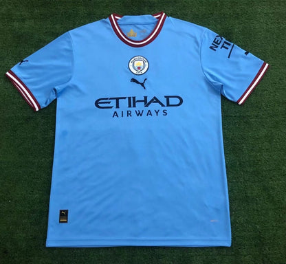 Manchester City 2022/2023 Home Fan Version Football Jersey