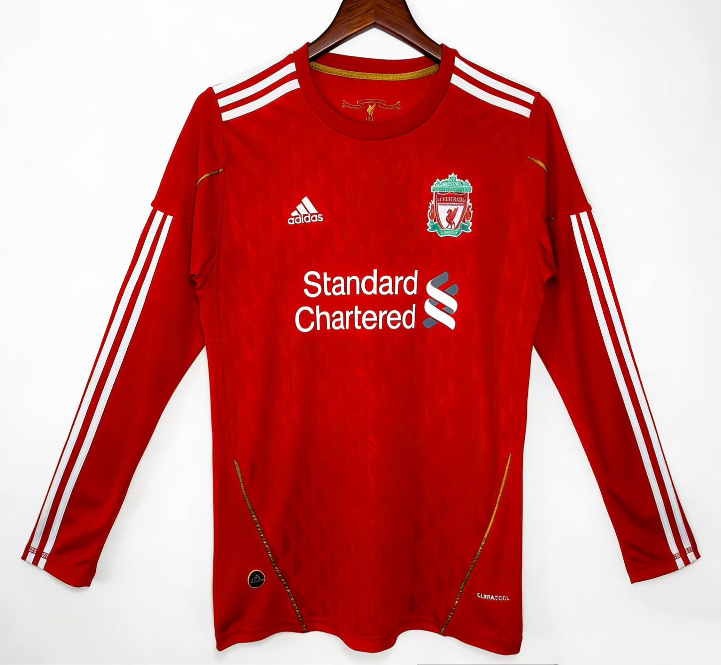Retro Liverpool 2010/2012 Home Long Sleeve Football Jersey