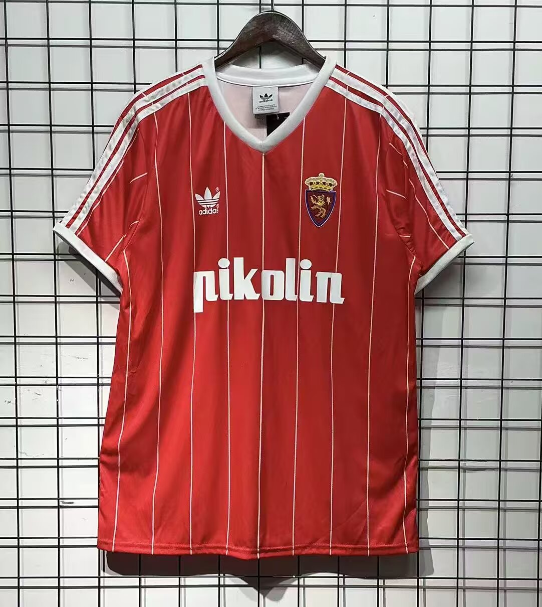 Retro Zaragoza 1995/1996 Home Fan Version Football Jersey