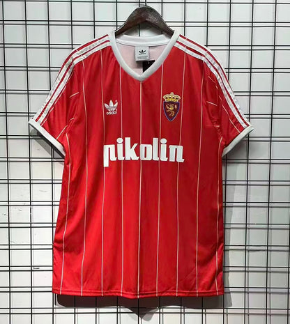 Retro Zaragoza 1995/1996 Home Fan Version Football Jersey