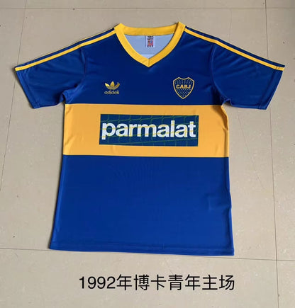 Retro Boca 1992/1993 Home Fan Version Football Jersey