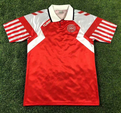 Denmark 1992 Home Fan Version Football Jersey