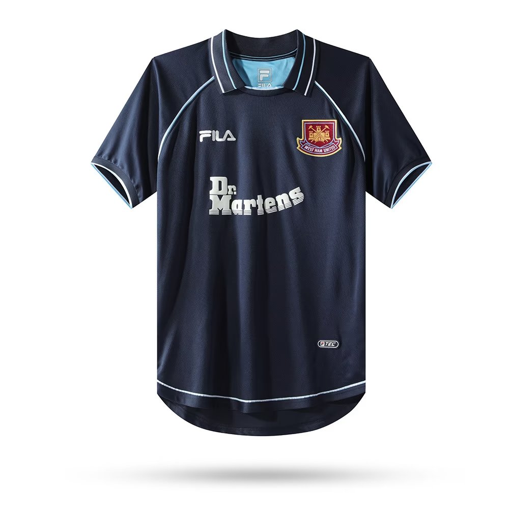 Retro West Ham United 1999/2001 Away Football Jersey