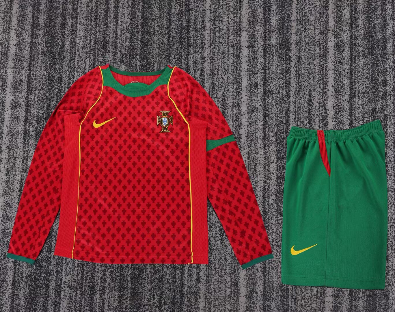 Retro Kids jerseys 2004 Kids Home Long Sleeve Football Jersey