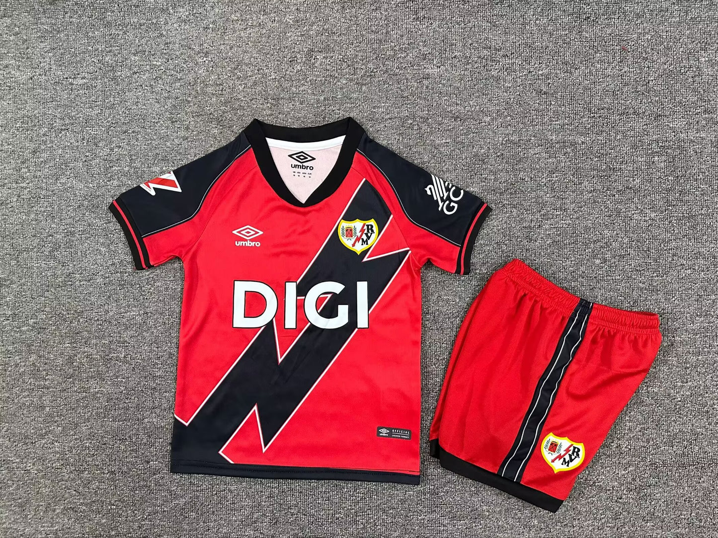 Rayo Vallecano 2025/2026 Kids Away Football Jersey